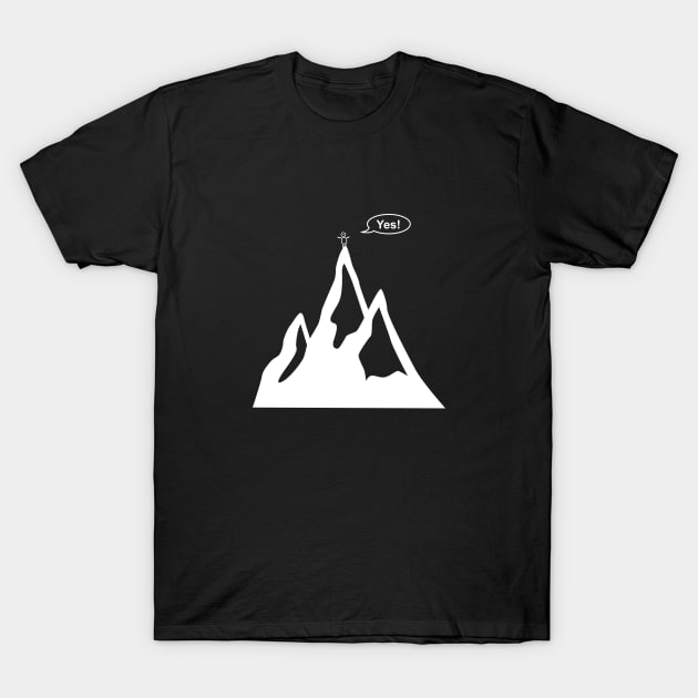 Mountain (dark) T-Shirt by MikeDrago